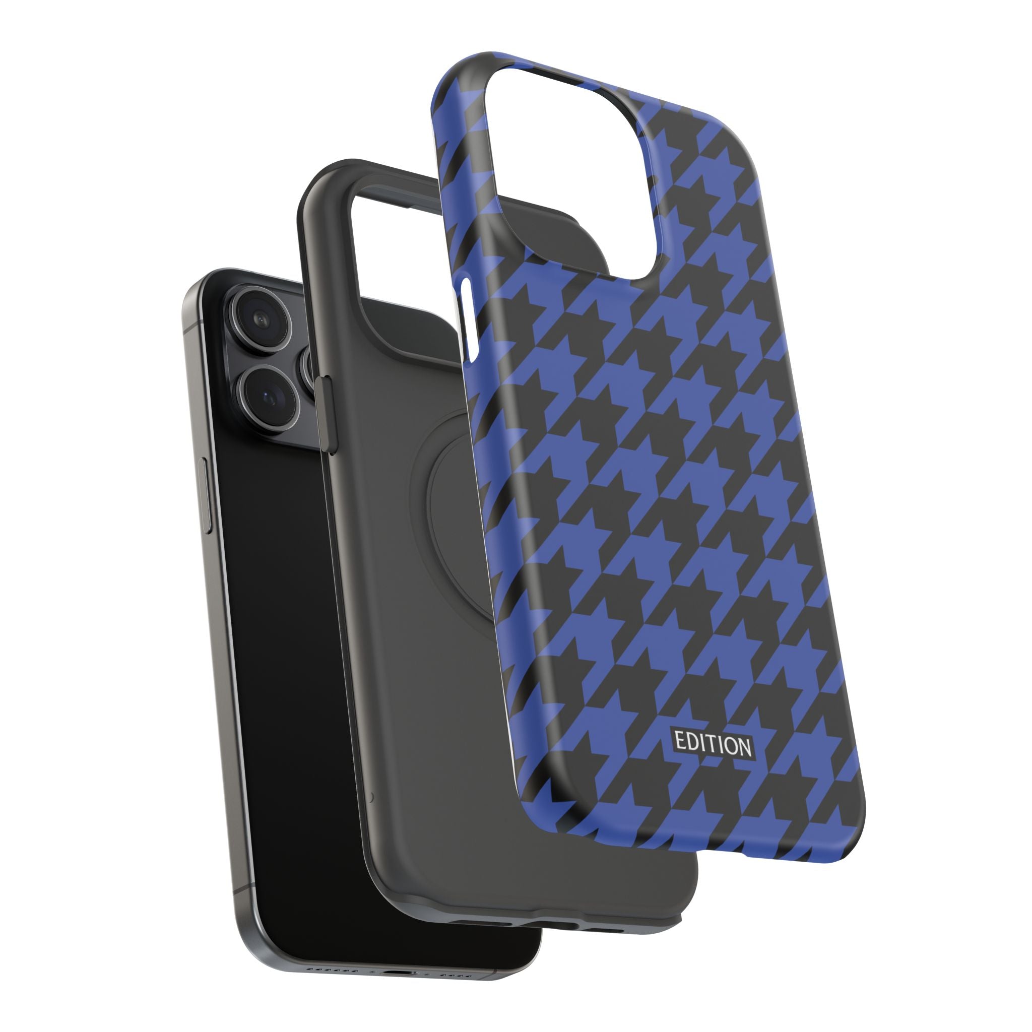 Blue Houndstooth Case