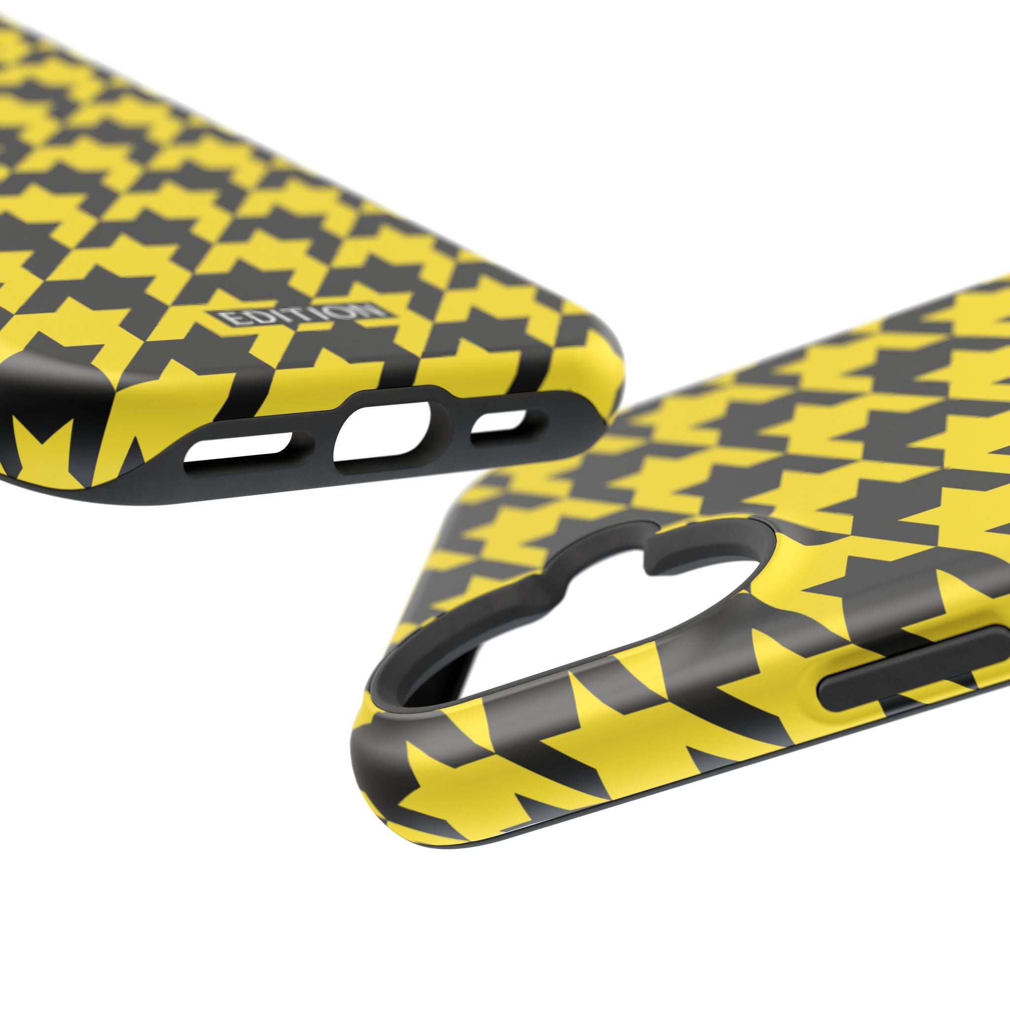 Yellow Houndstooth Case