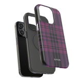 Black and Pink Plaid Case