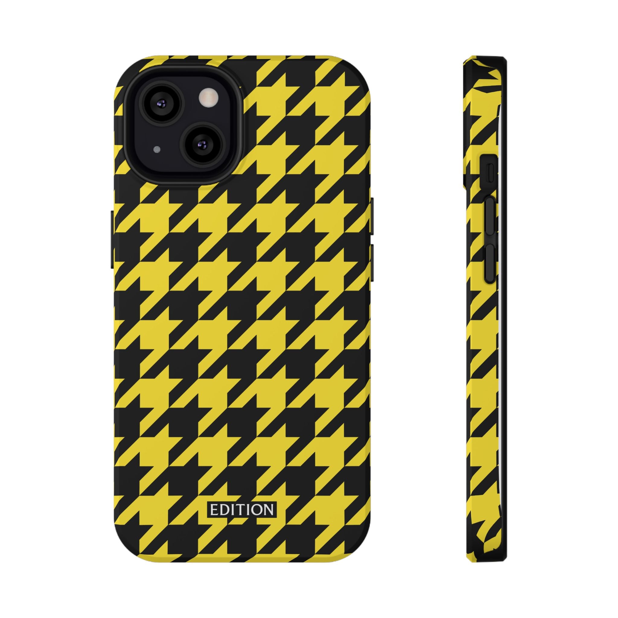 Yellow Houndstooth Case