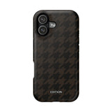 Brown Houndstooth Case