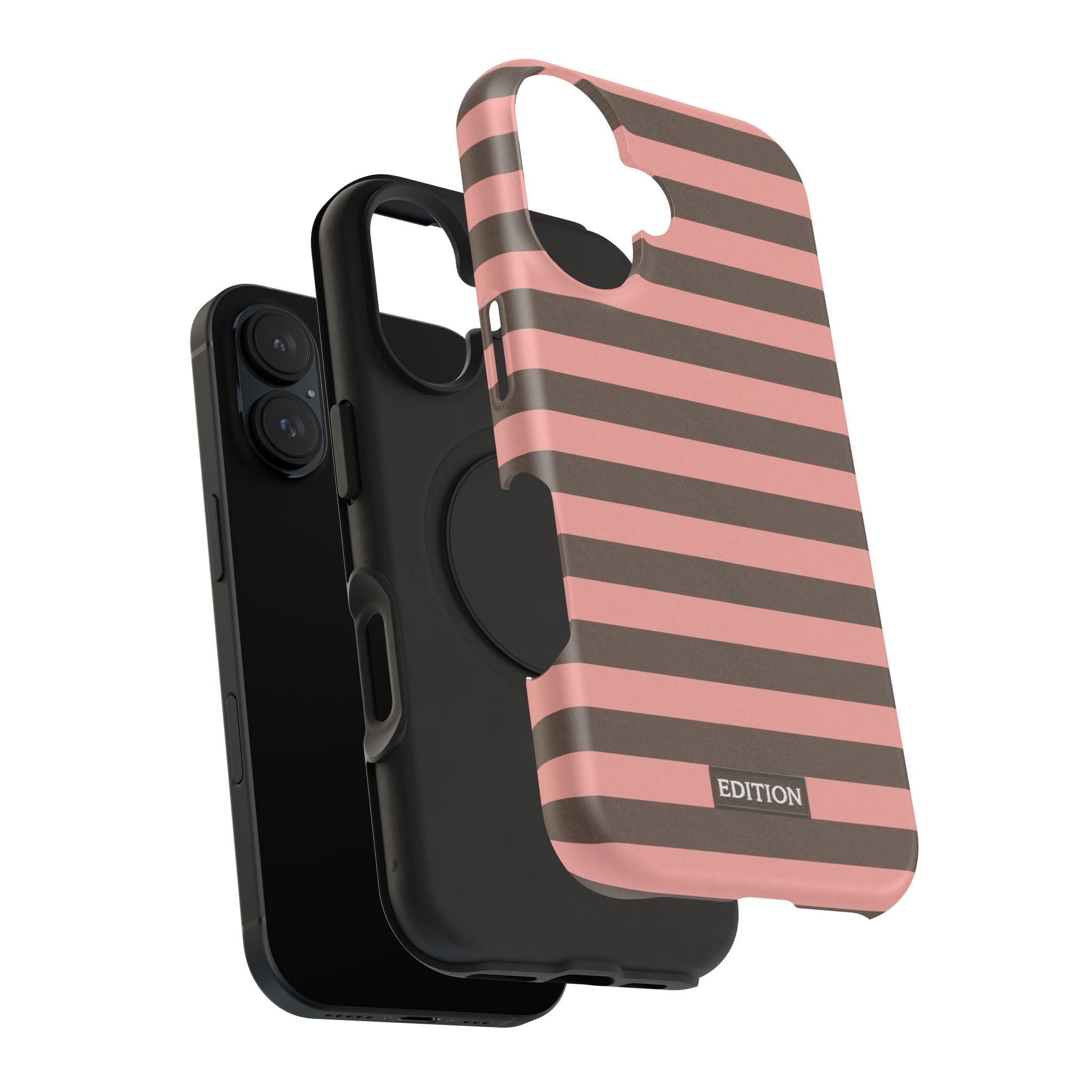 Peach Stripe Case