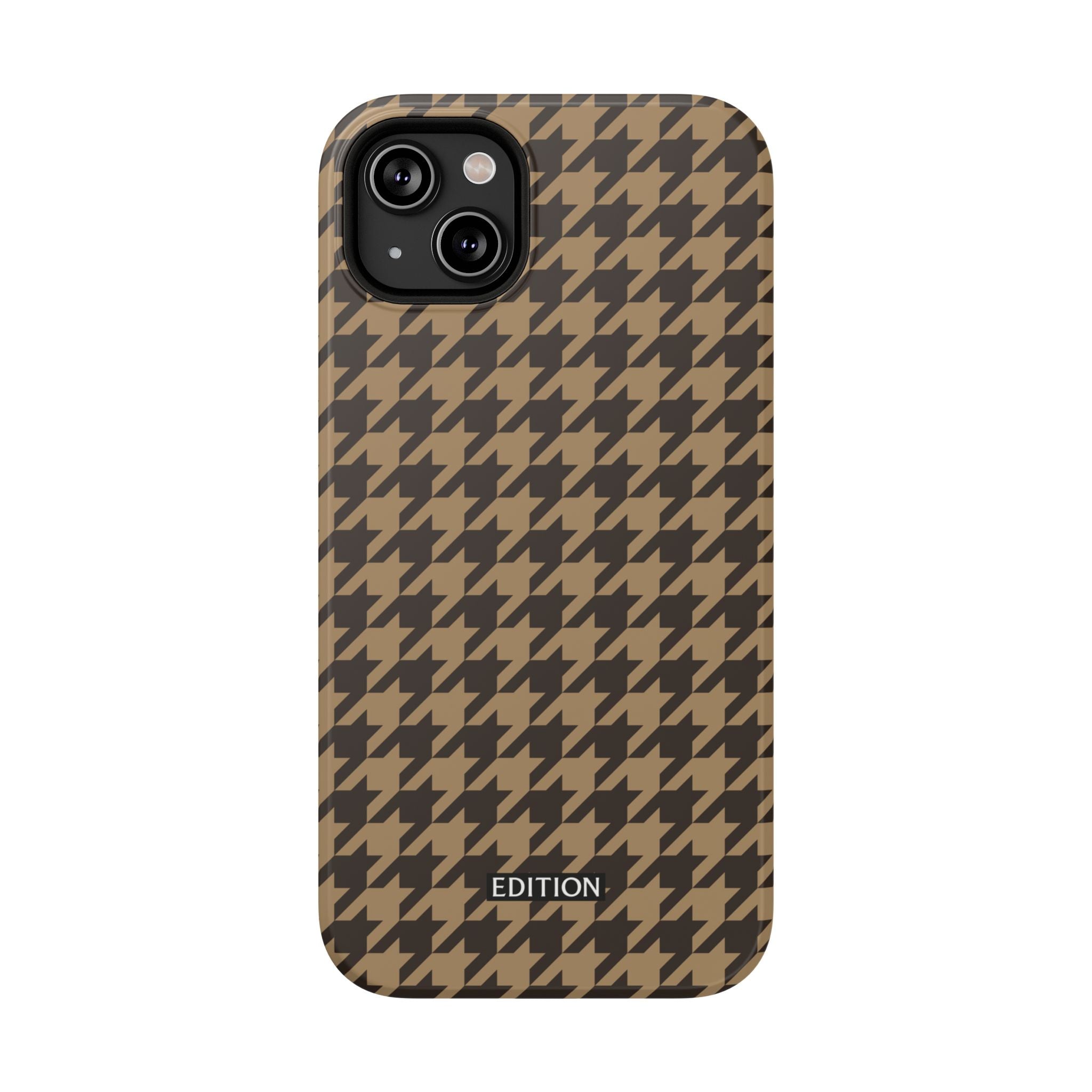Chocolate Chip Cookie Houndstooth Case