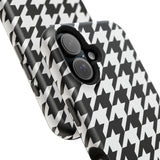 Black and White Houndstooth Case