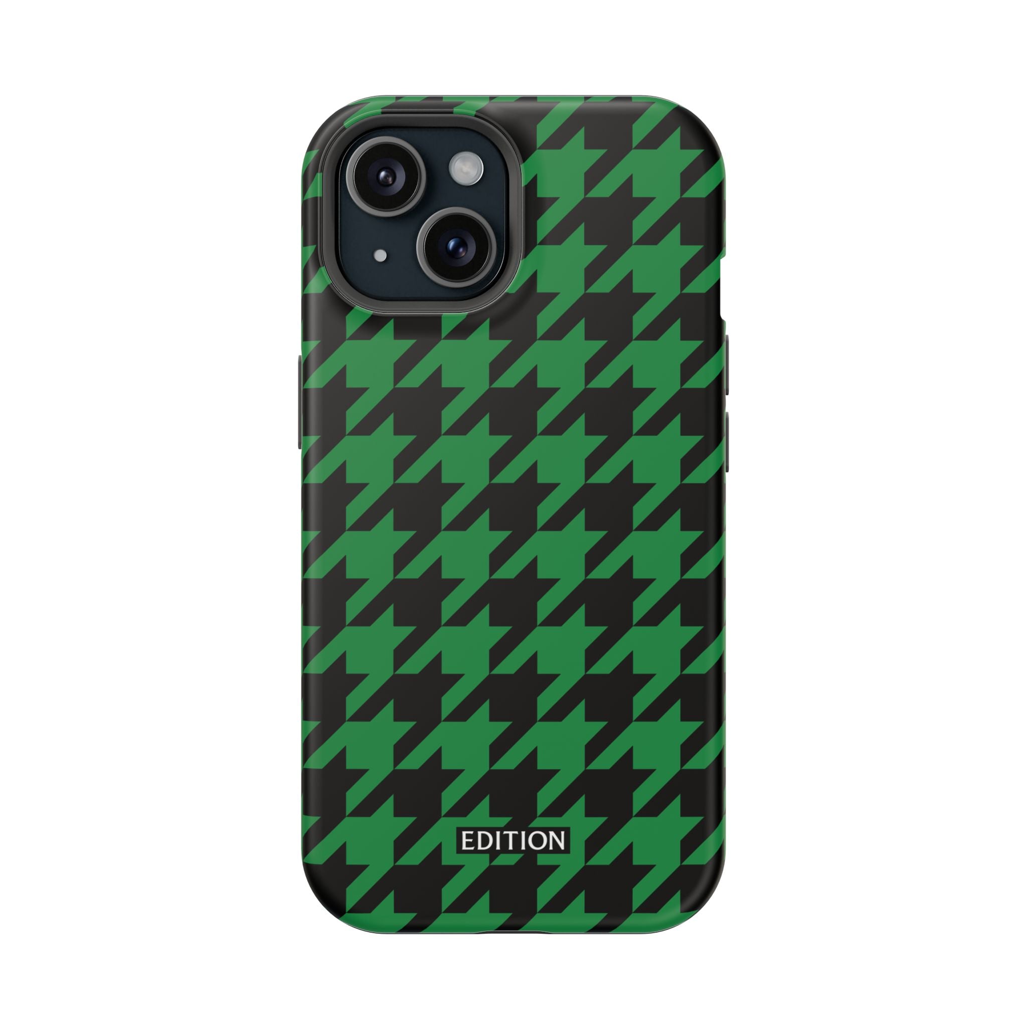Green Houndstooth Case