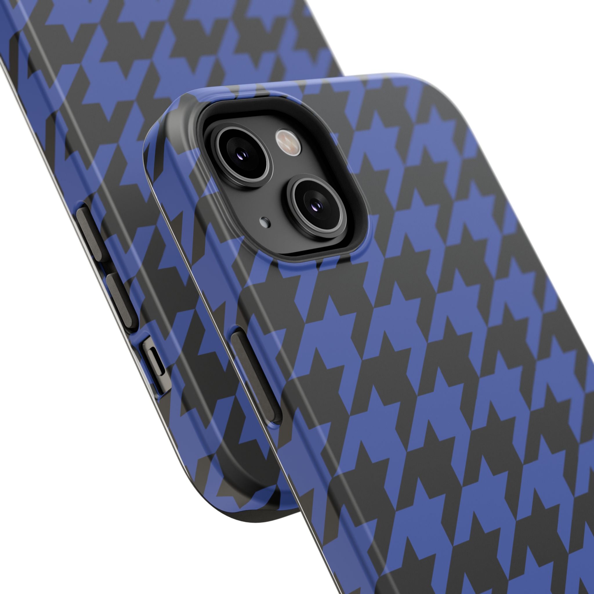 Blue Houndstooth Case