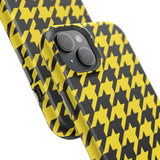 Yellow Houndstooth Case