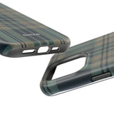 Green and Blue Plaid Case