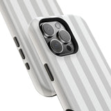 Grey Beach Stripe Case