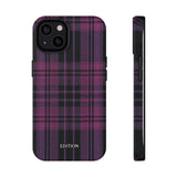 Black and Pink Plaid Case