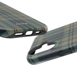 Green and Blue Plaid Case