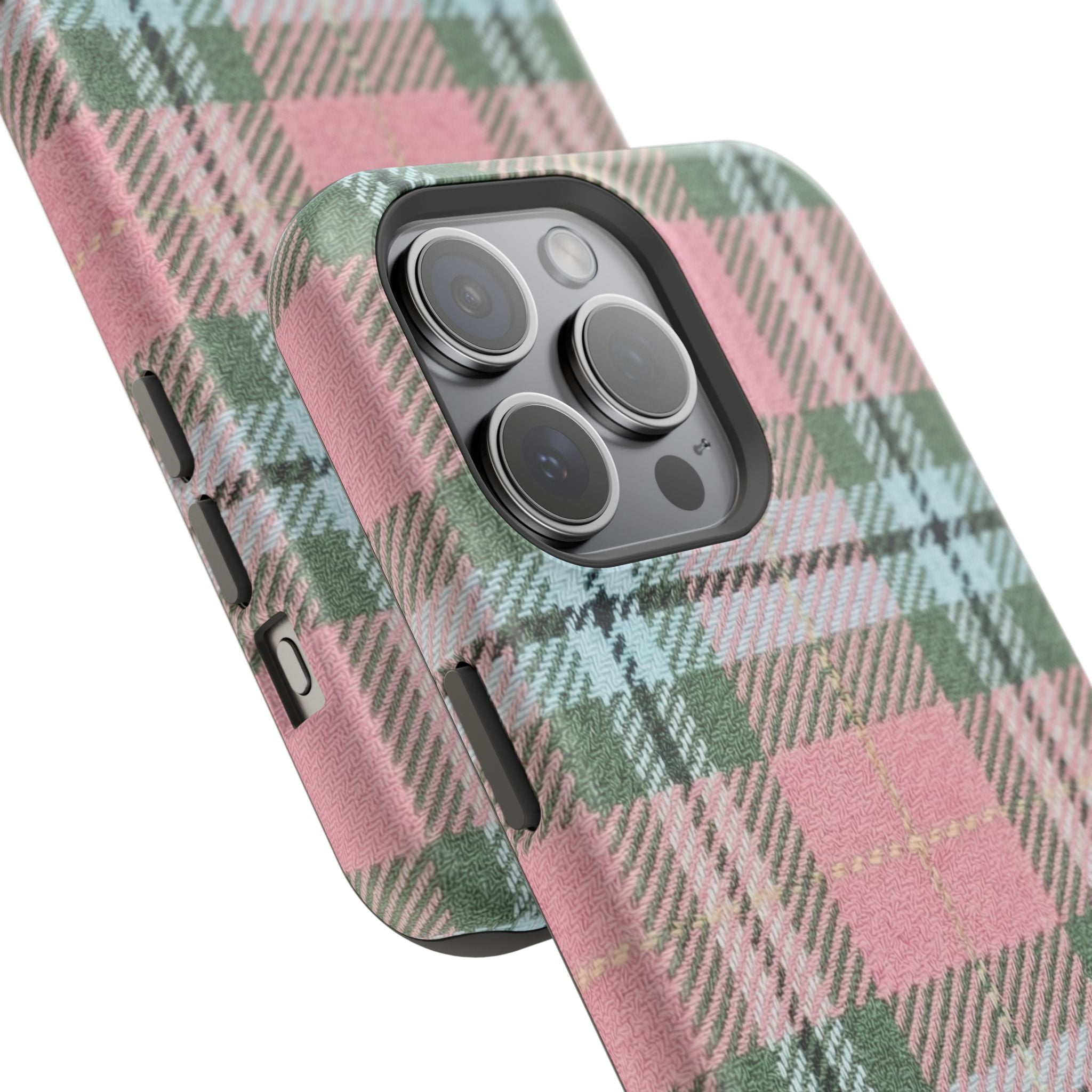 Baby Pink Plaid Case