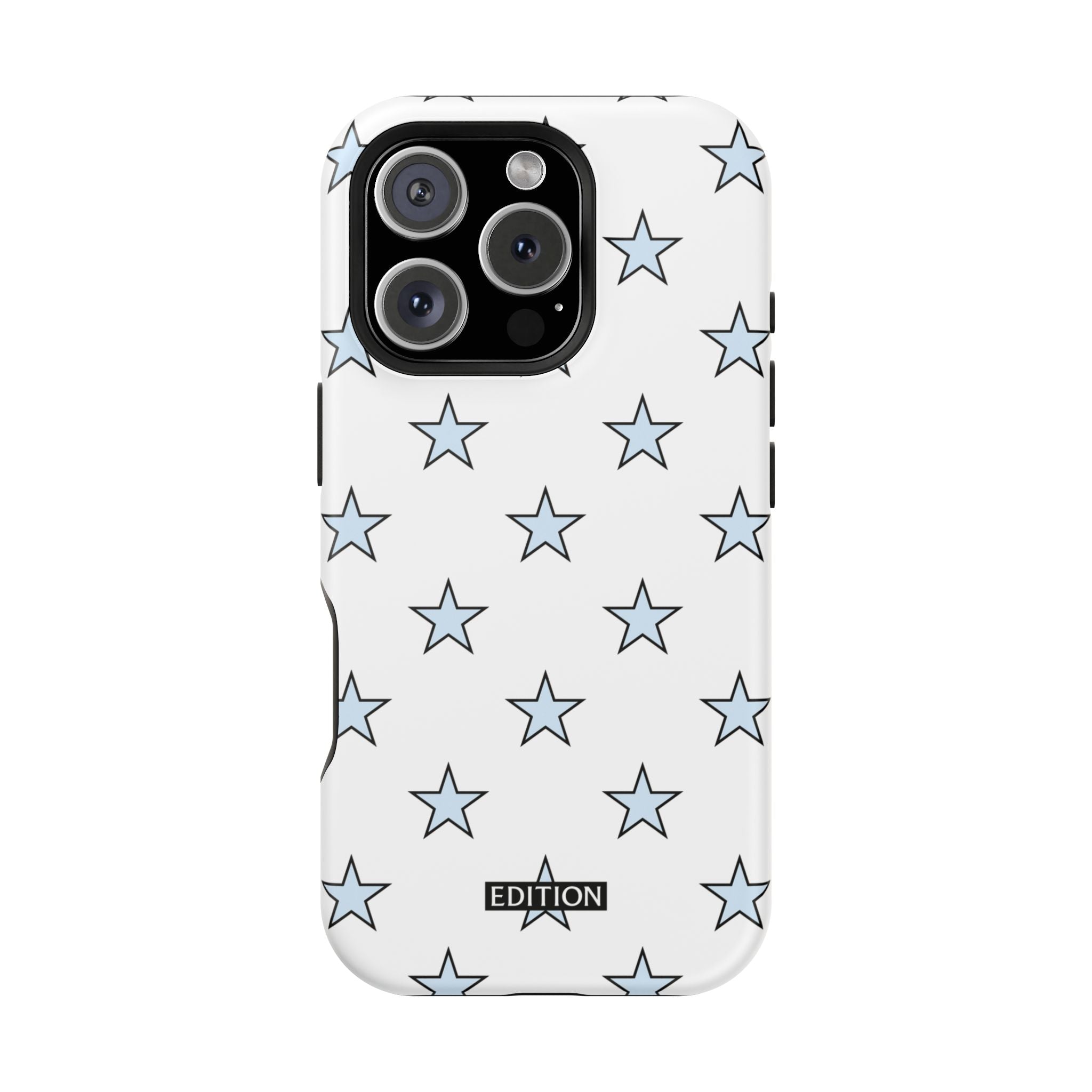Blue and White Star Case