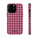 Raspberry Sorbet Houndstooth Case