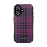 Black and Pink Plaid Case