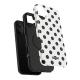 Black and White Polka Dot Case