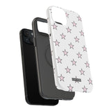 Pink and White Star Case