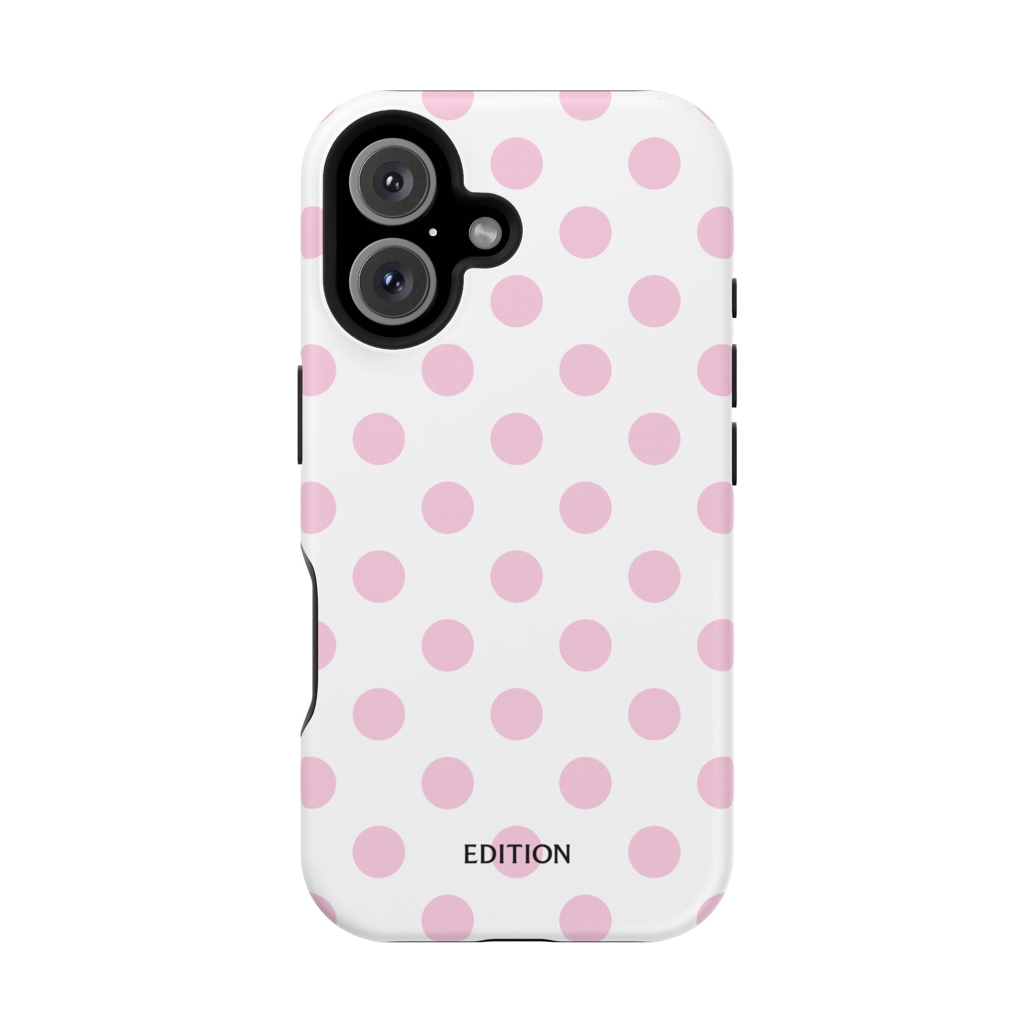 Pink and White Polka Dot Case