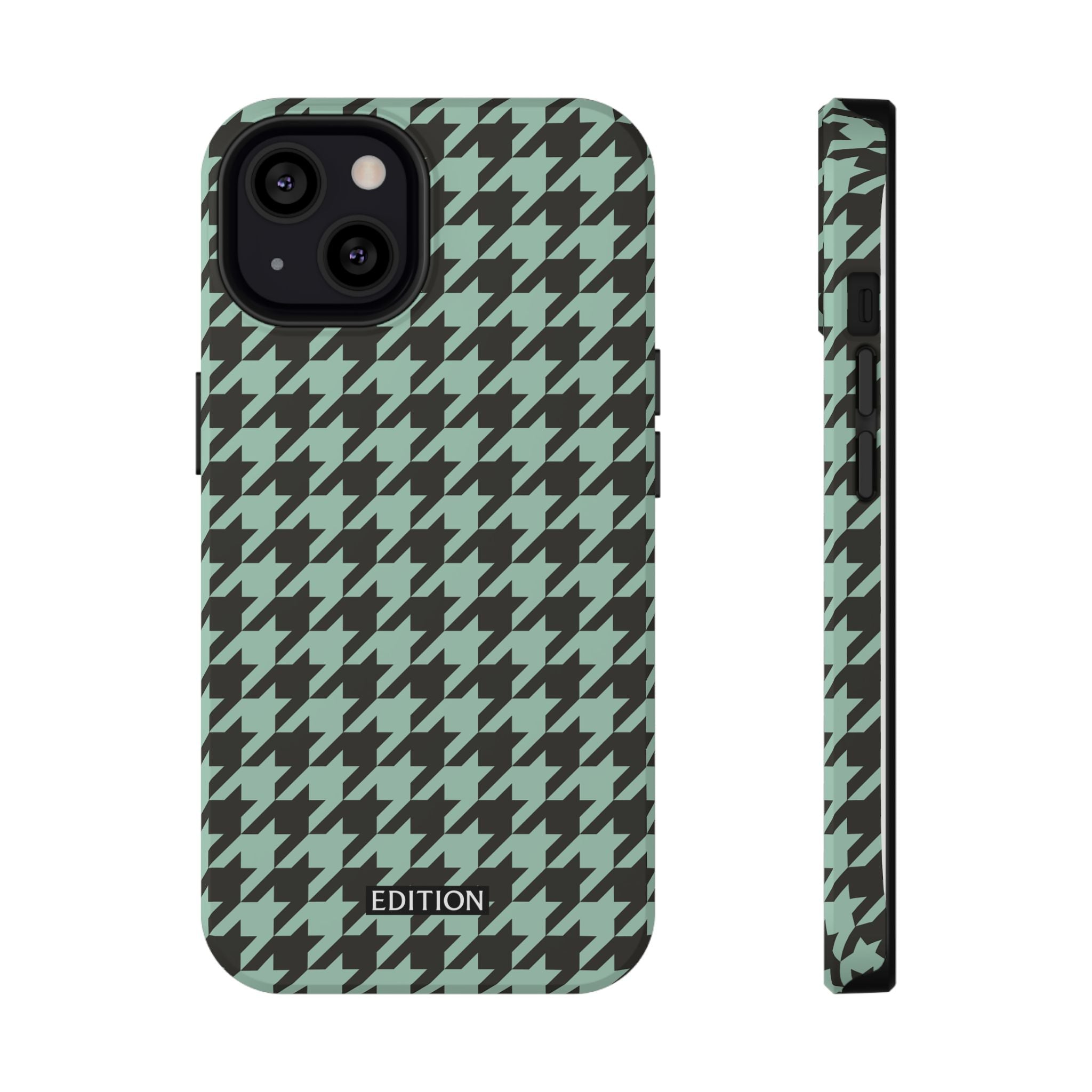 Mint Chip Houndstooth Case
