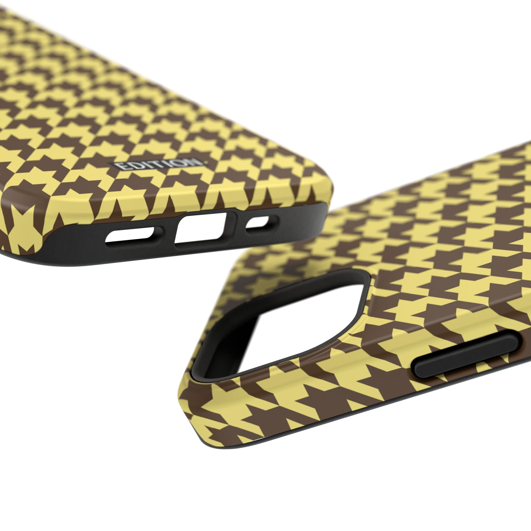 Banana Split Houndstooth Case