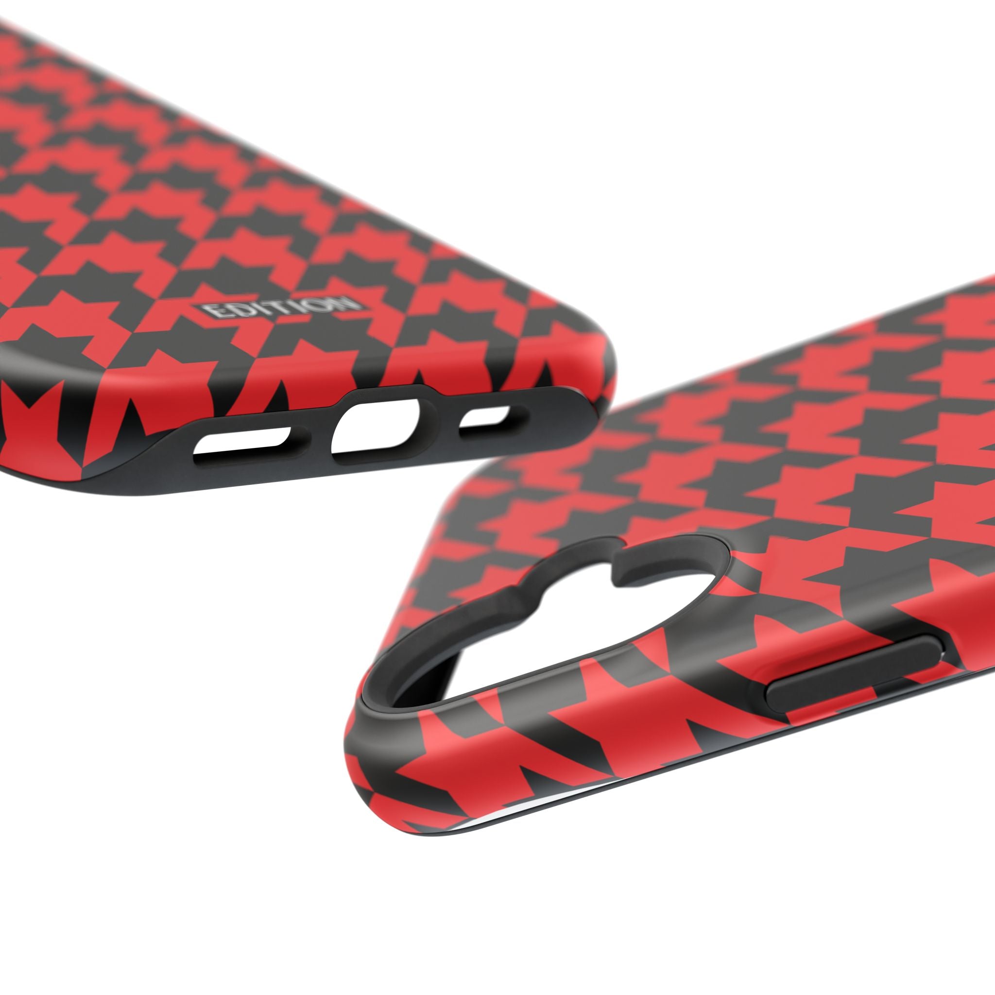 Red Houndstooth Case