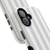 Grey Beach Stripe Case