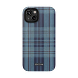 Navy Plaid Case