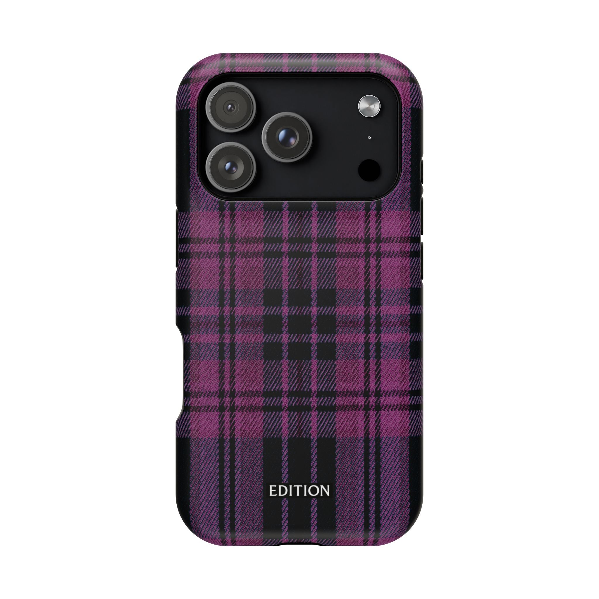 Black and Pink Plaid Case