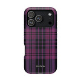 Black and Pink Plaid Case