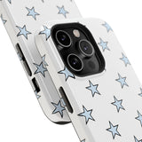Blue and White Star Case