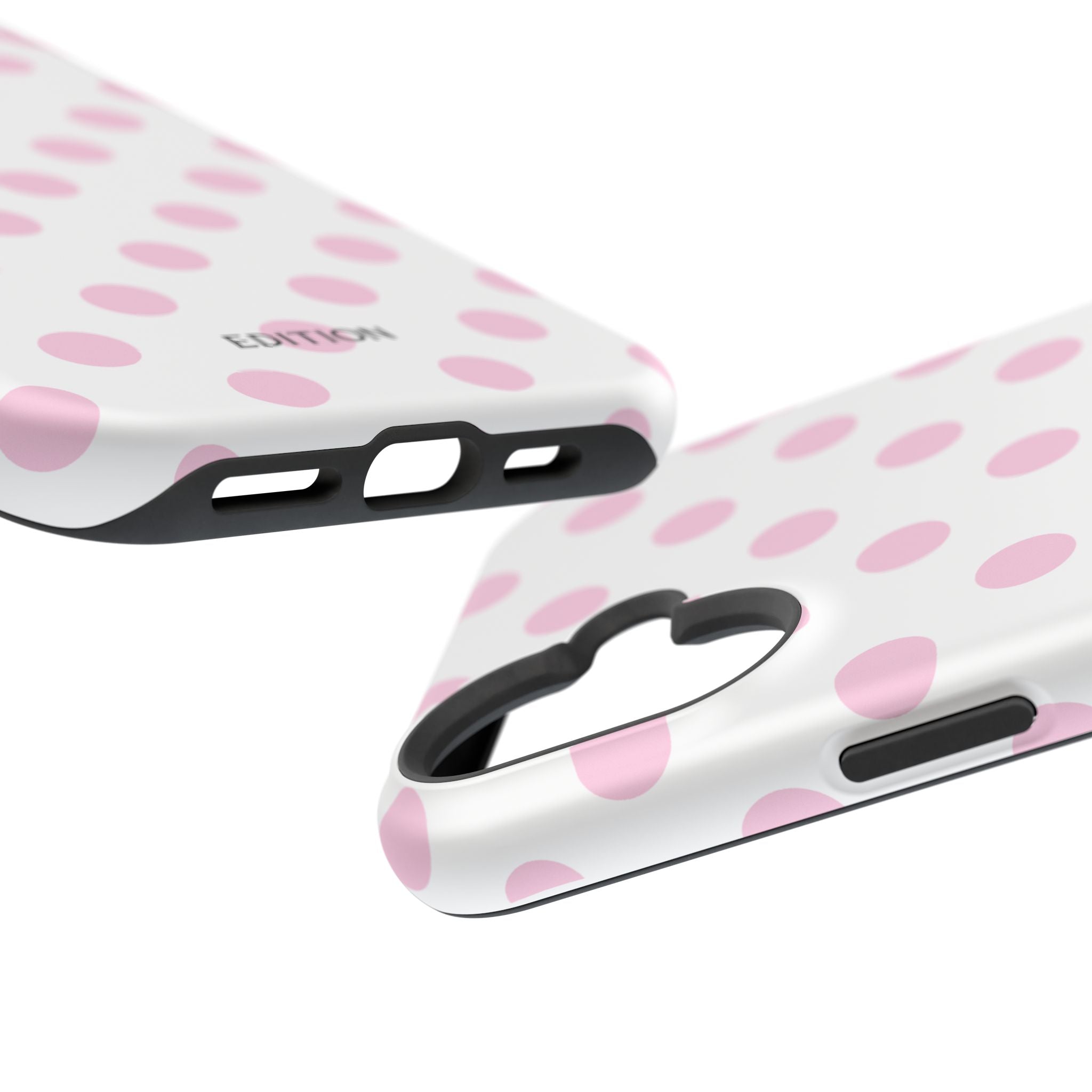Pink and White Polka Dot Case