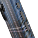 Blue and Pink Plaid Case