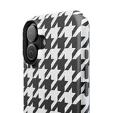 Black and White Houndstooth Case