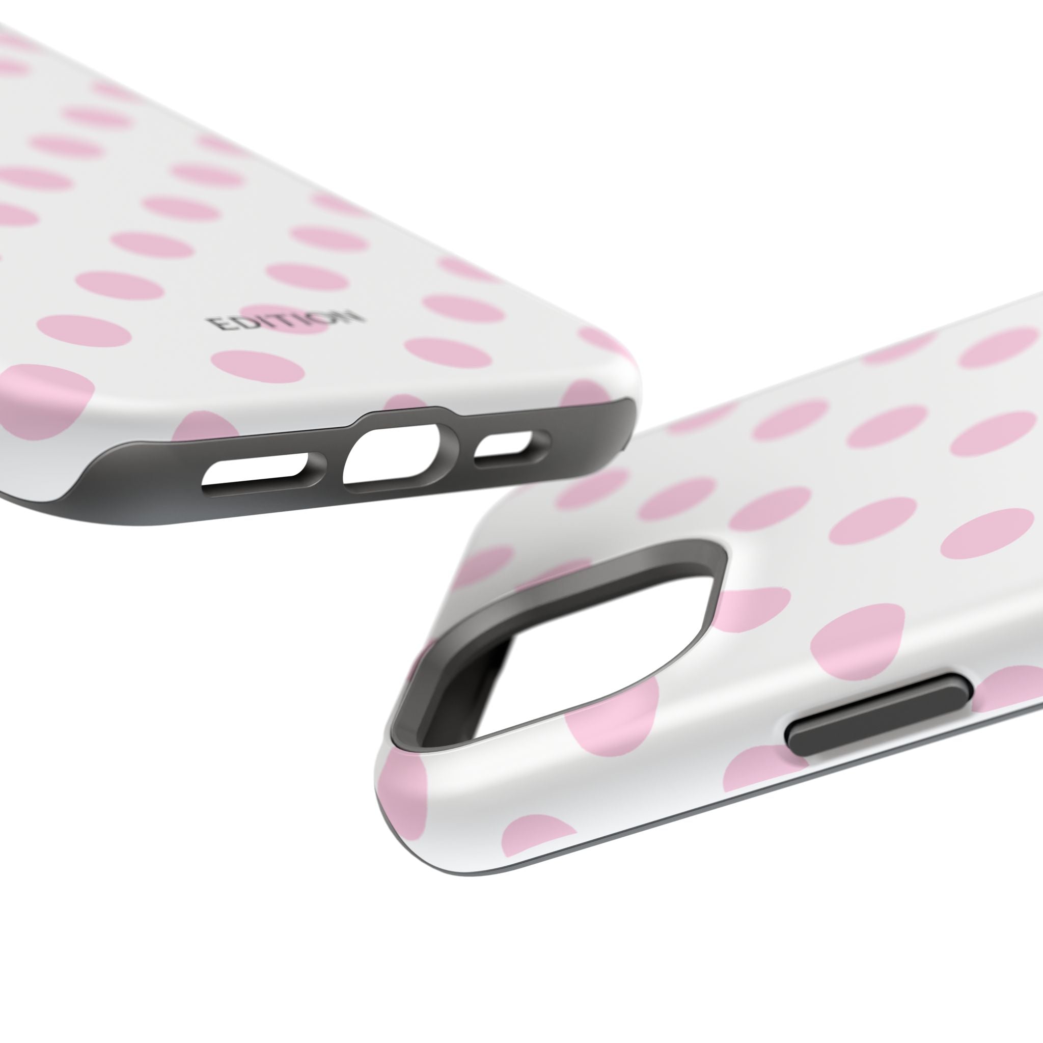 Pink and White Polka Dot Case