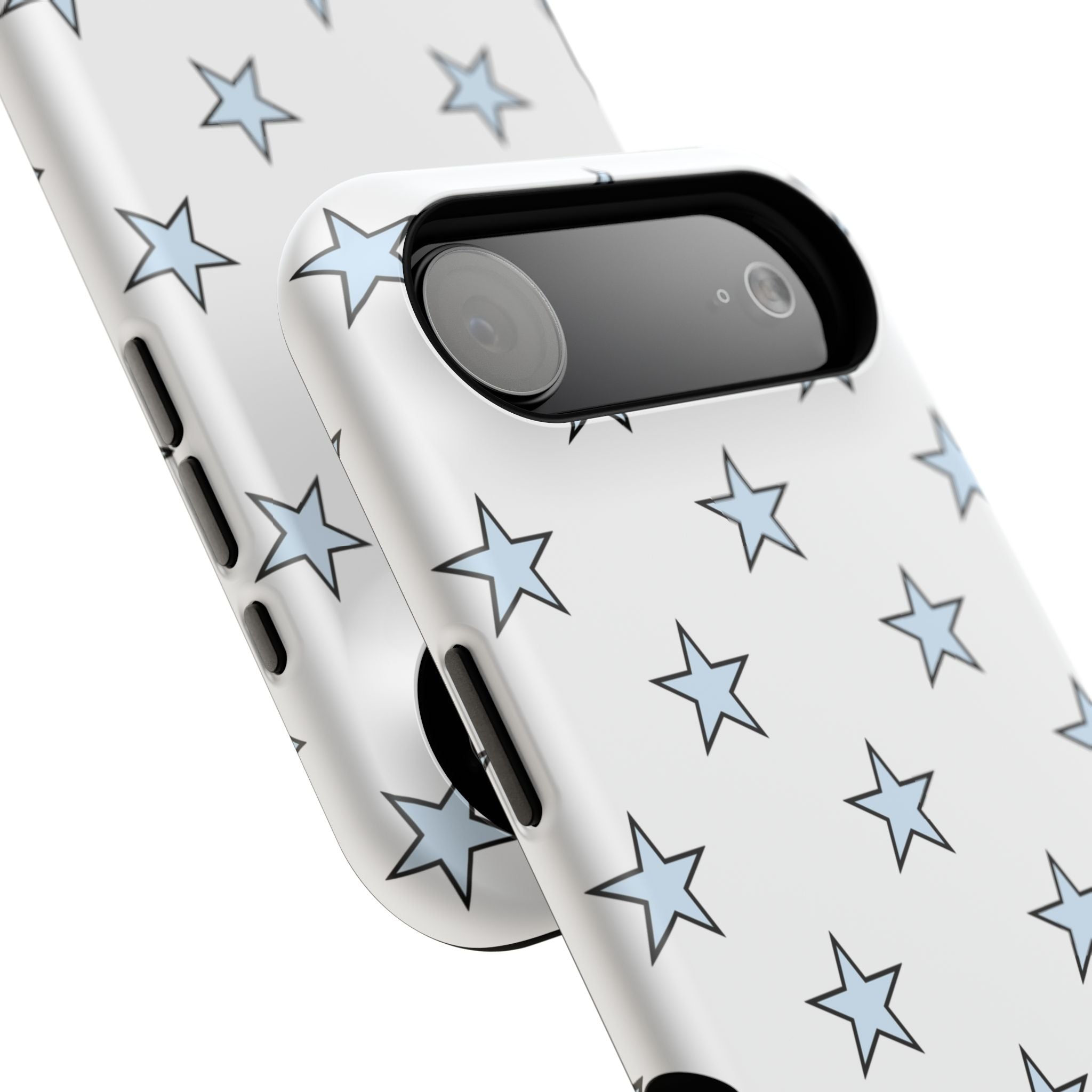 Blue and White Star Case