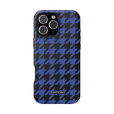 Blue Houndstooth Case