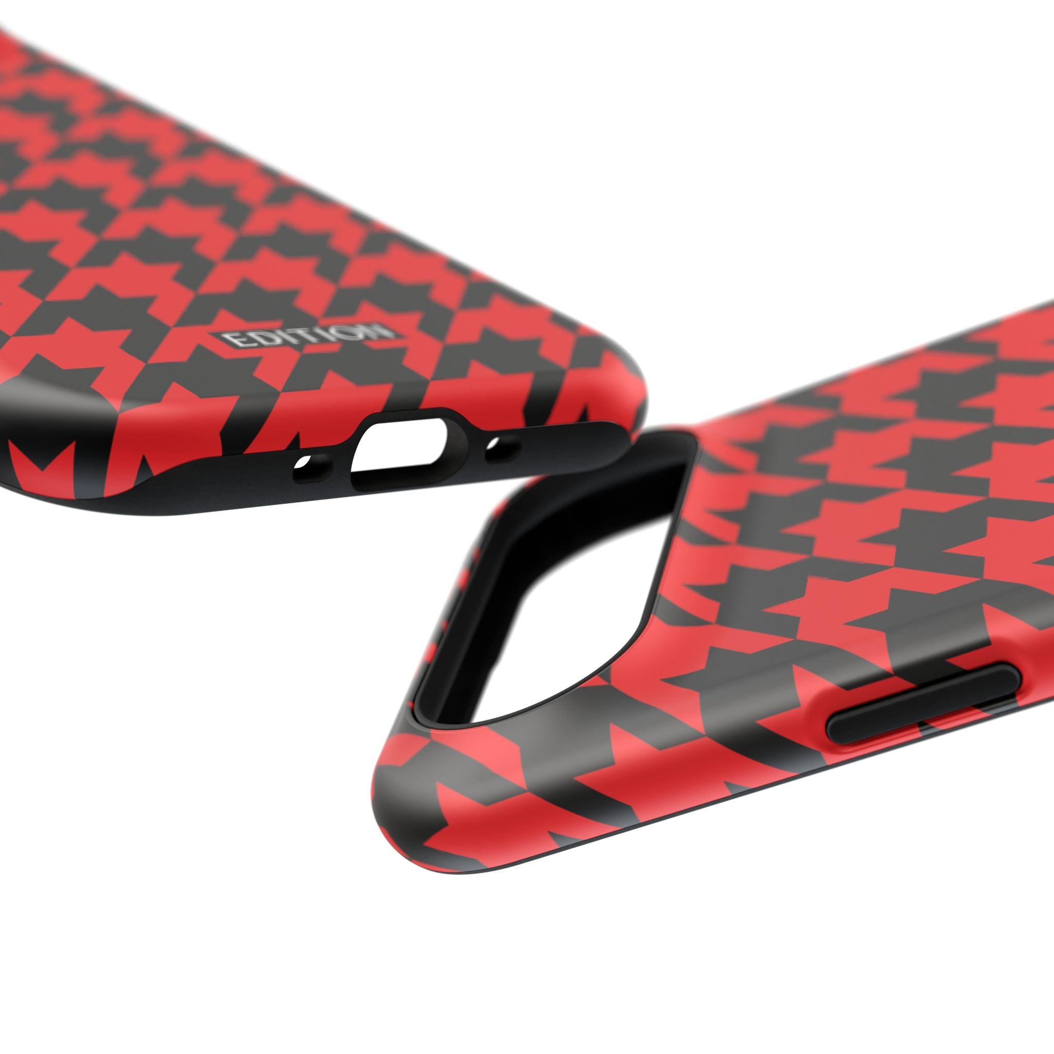 Red Houndstooth Case