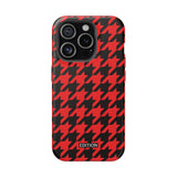 Red Houndstooth Case