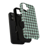 Mint Chip Houndstooth Case