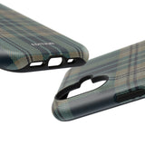 Green and Blue Plaid Case