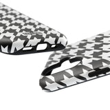 Black and White Houndstooth Case