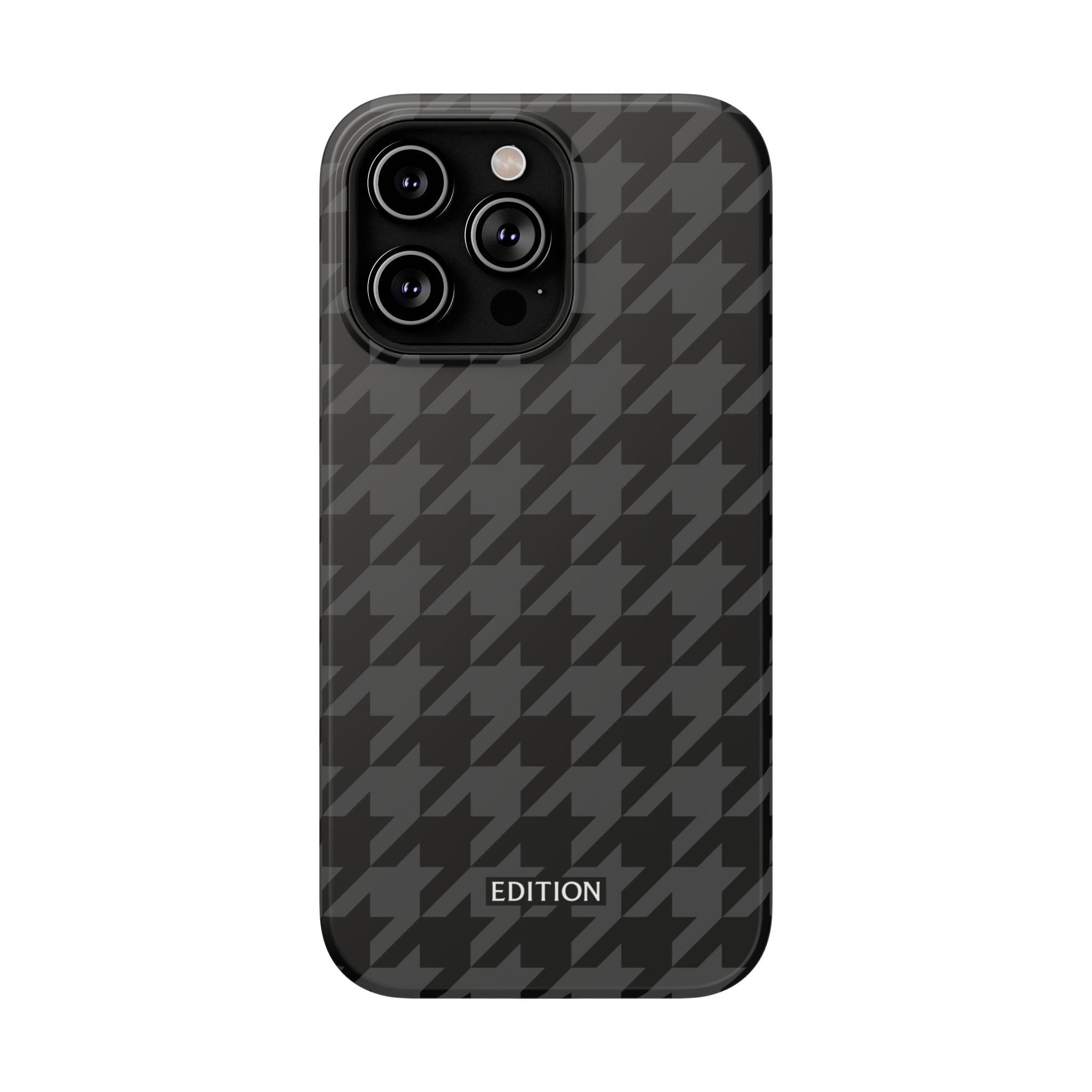 Grey Houndstooth Case