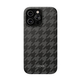 Grey Houndstooth Case