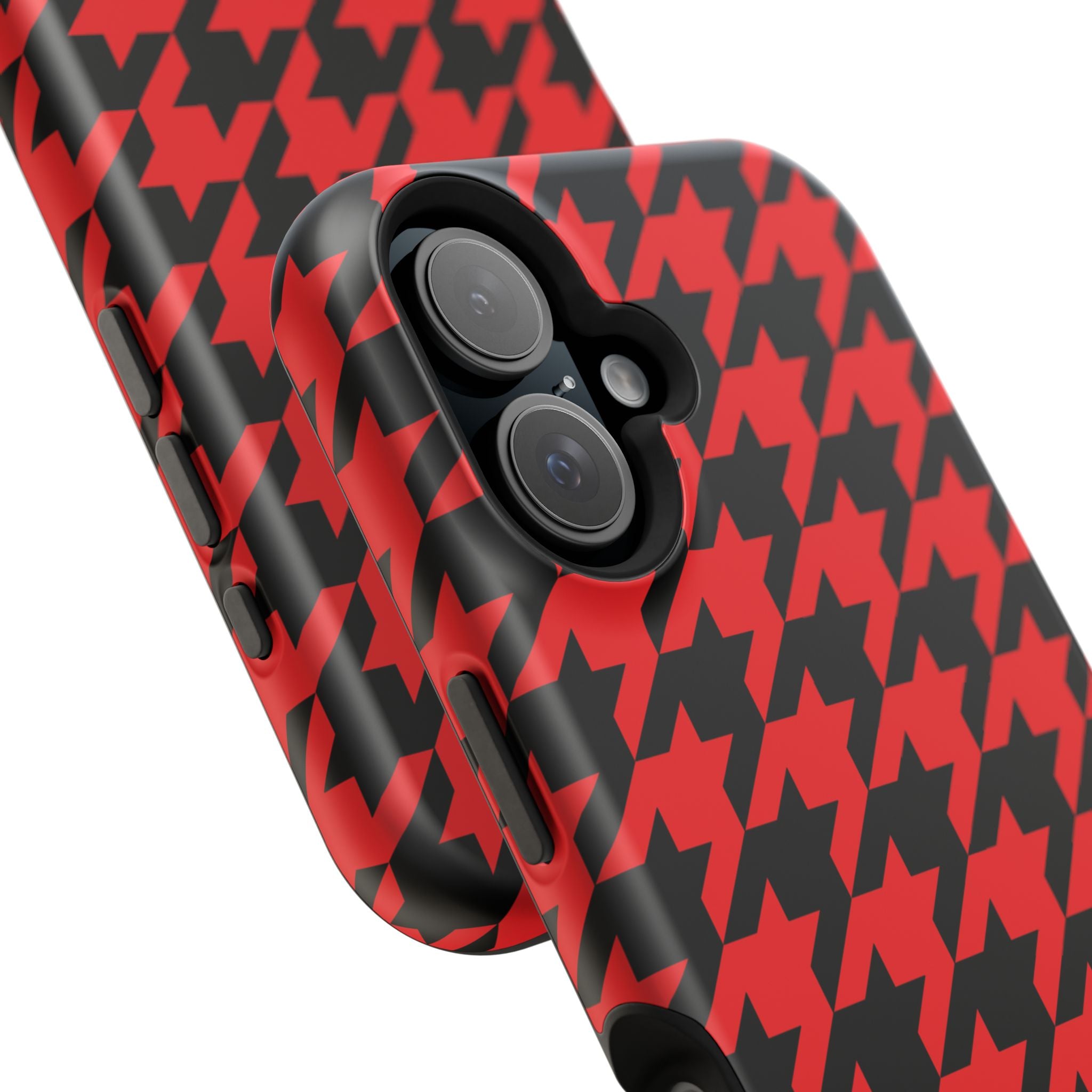 Red Houndstooth Case