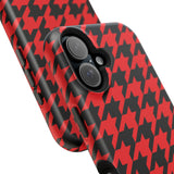 Red Houndstooth Case
