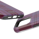 Magenta Plaid Case