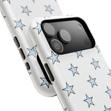Blue and White Star Case