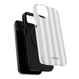 Grey Beach Stripe Case