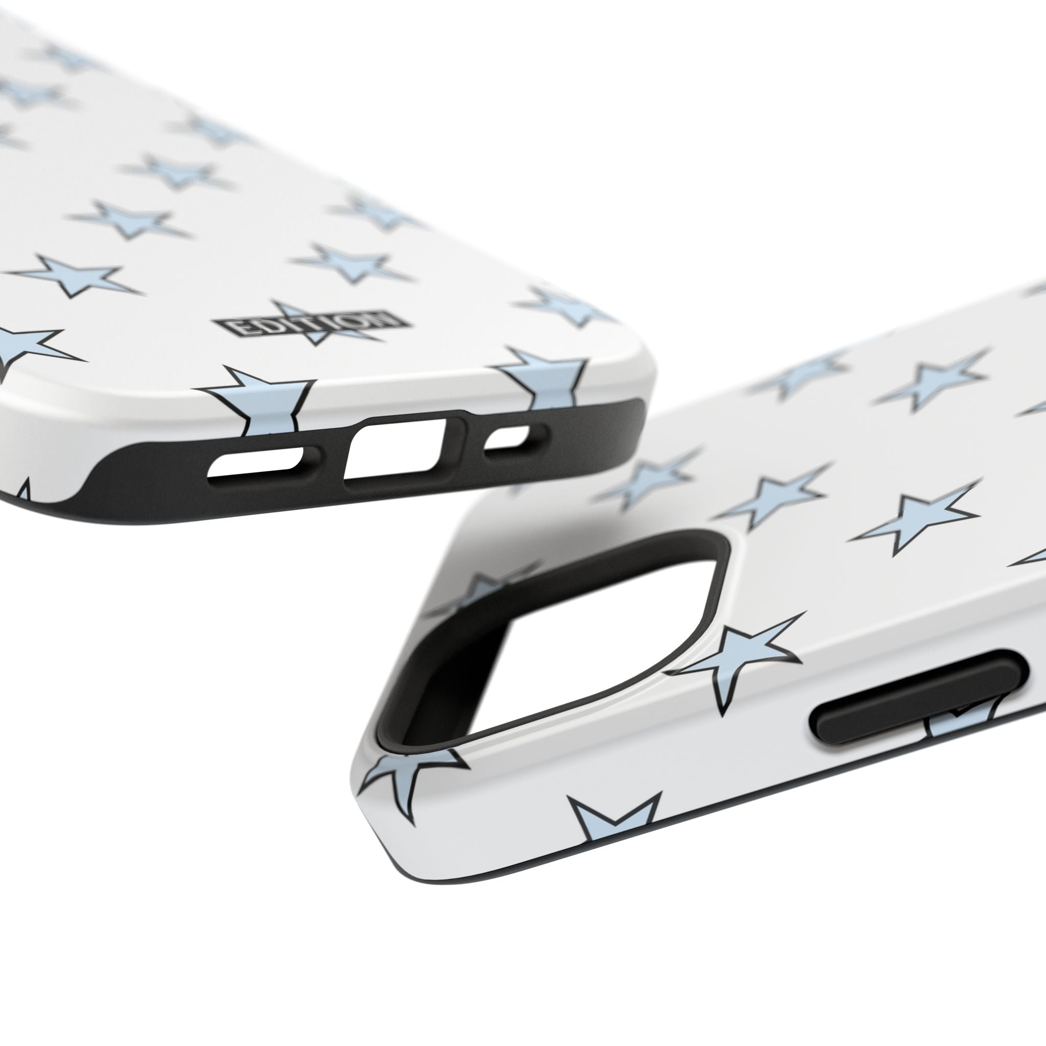 Blue and White Star Case