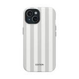 Grey Beach Stripe Case